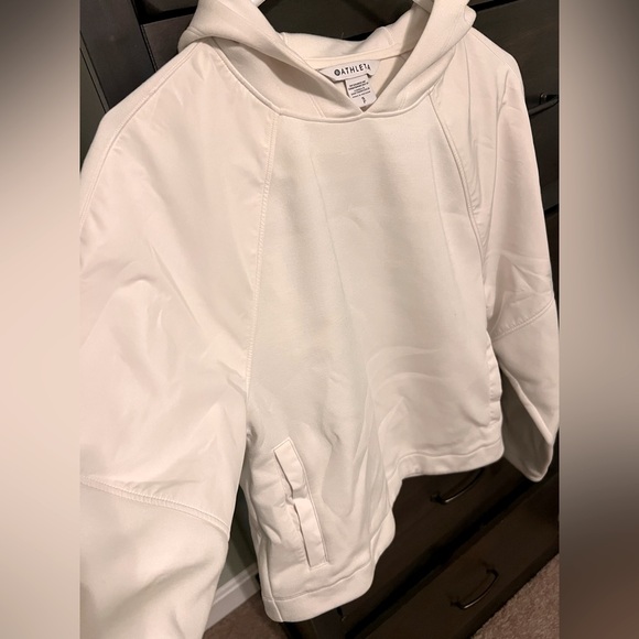 Athleta get set sweatshirt size small color magnolia white - Picture 3 of 3